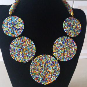 fiesta disc necklace