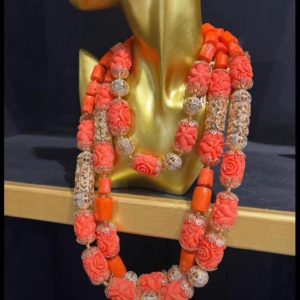 heritage rose coral set