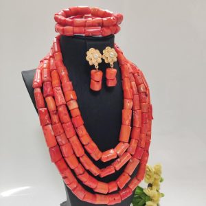vibrant terra cotta chunky set